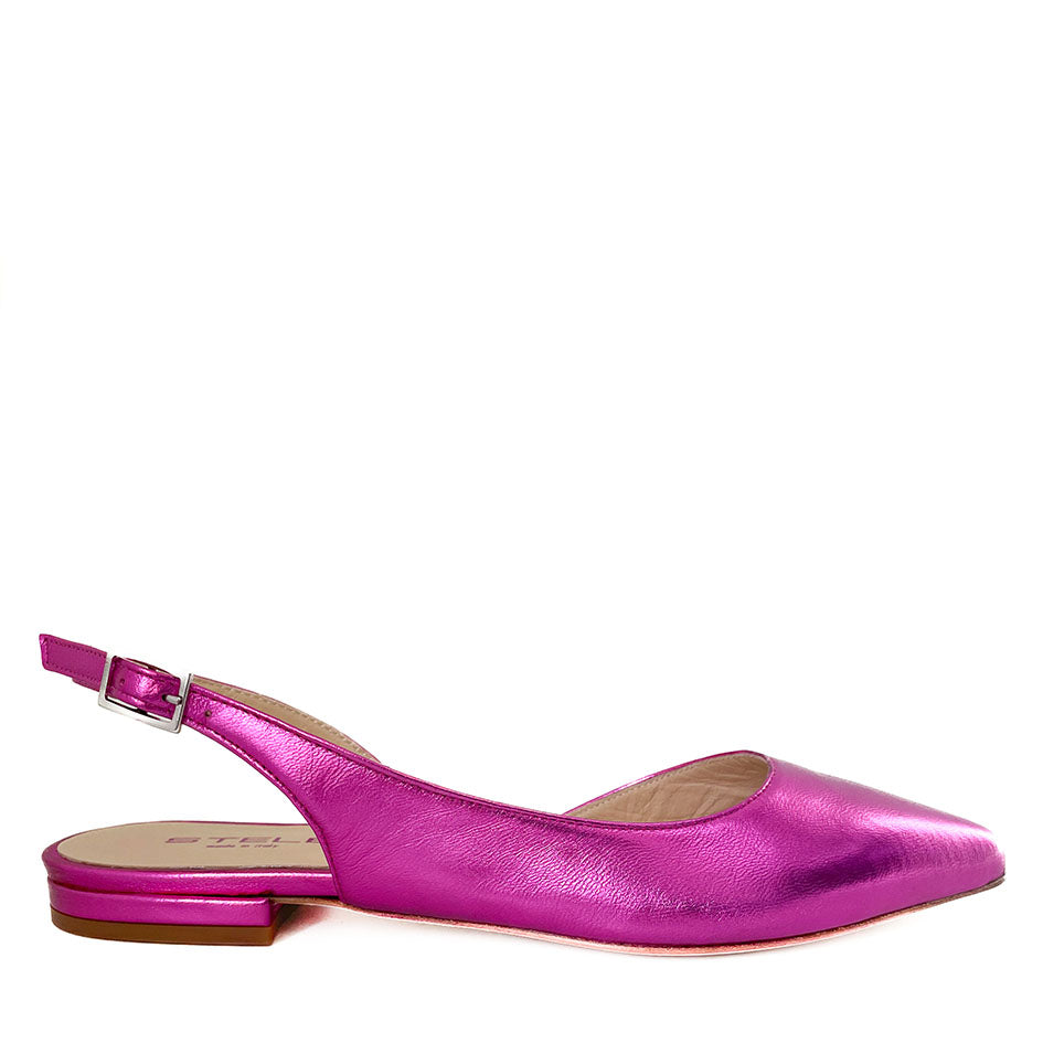ARDISIA-slingback-chanel-vista-laterale-laminato-fucsia