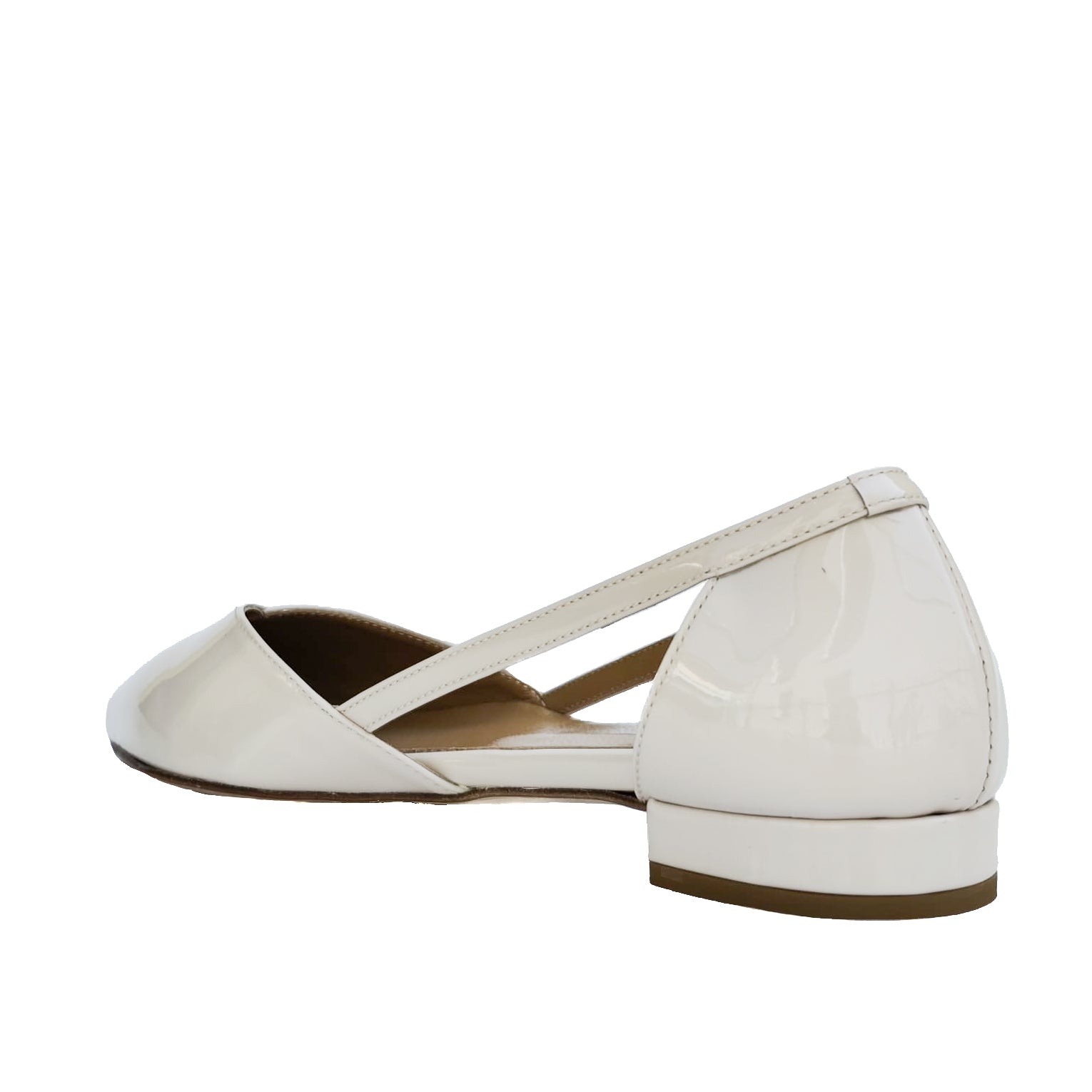 ALICANTE-ballerina-vista-tallone-singola-vernice-latte