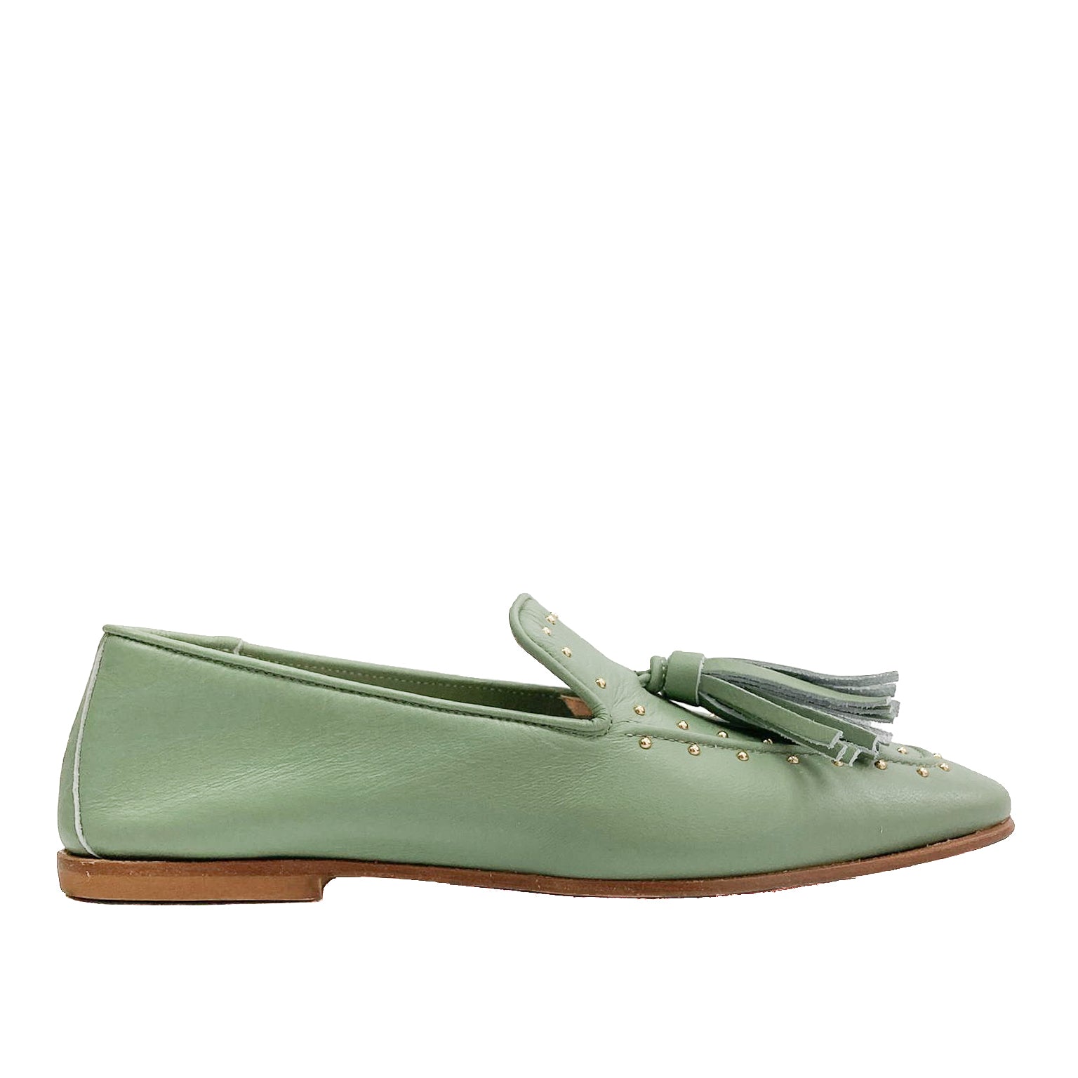 PATRASSO-mocassino-vista-laterale-singolo-vitello-menta