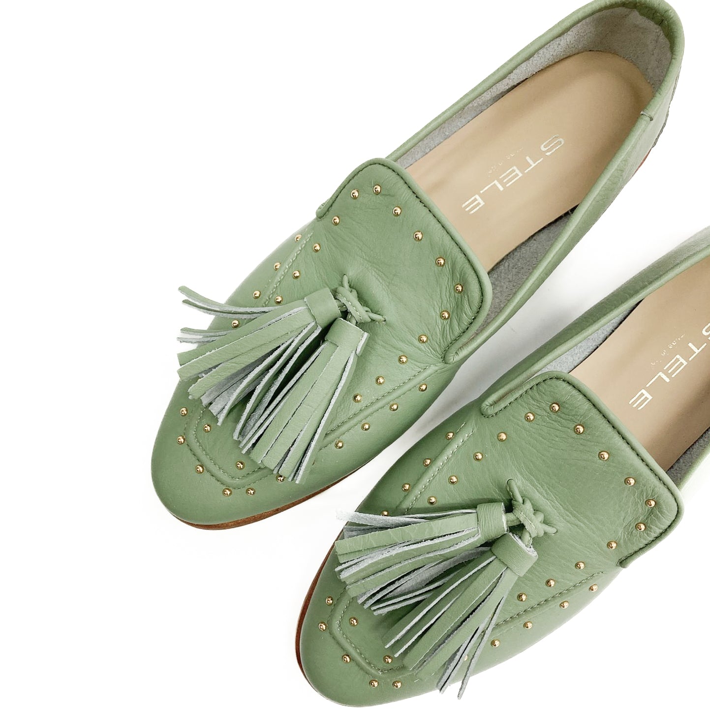 PATRASSO-mocassino-vista-punta-frange-destra-vitello-menta