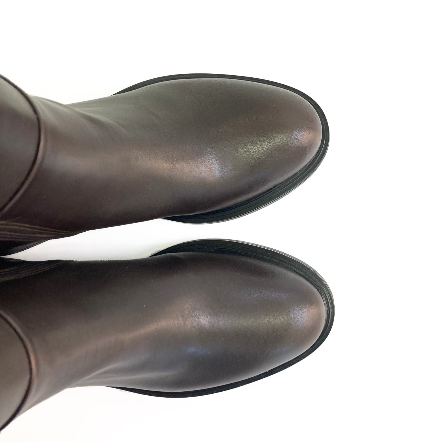 MONS-tronchetto-stivaletto-vista-punta-sopra-vitello-testa-di-moro