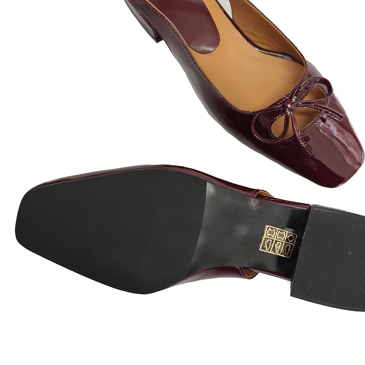 ZAIRA-slingback-chanel-bassa-vista-fondo-gommina-vernice-bordeaux