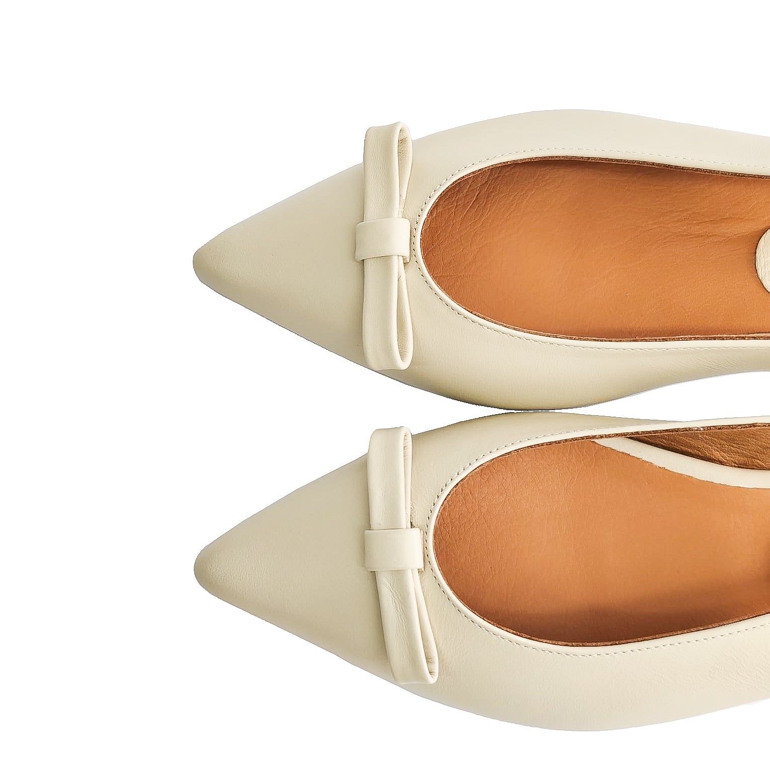 SELINA-slingback-chanel-vista-fiocchetto-paio-nappa-panna