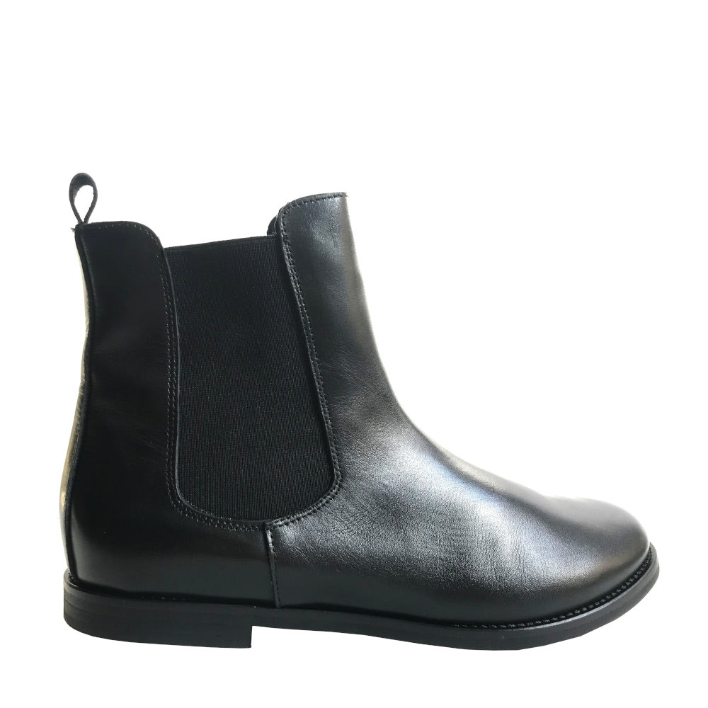 ANA-beatles-vista-laterale-singola-scarpa-vitello-nero