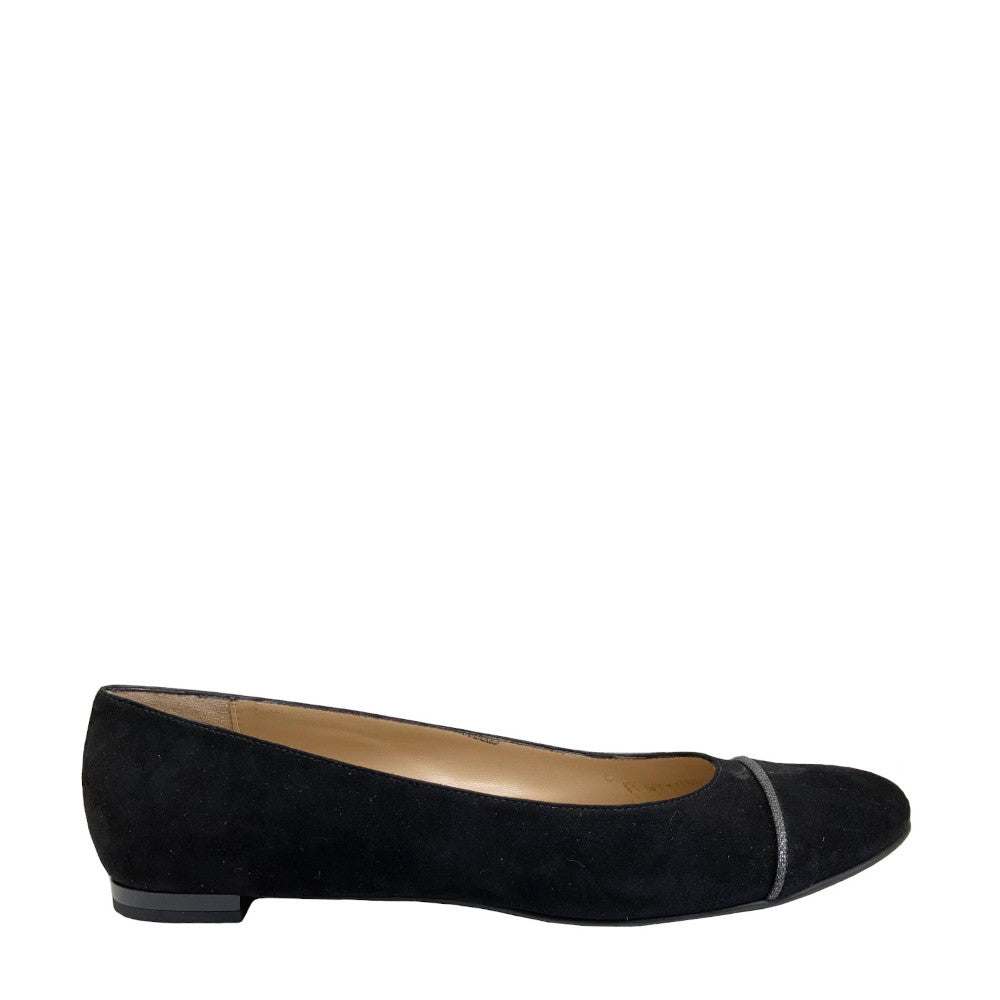 BABETTE-ballerina-vista-laterale-camoscio-nero-karung-cdf