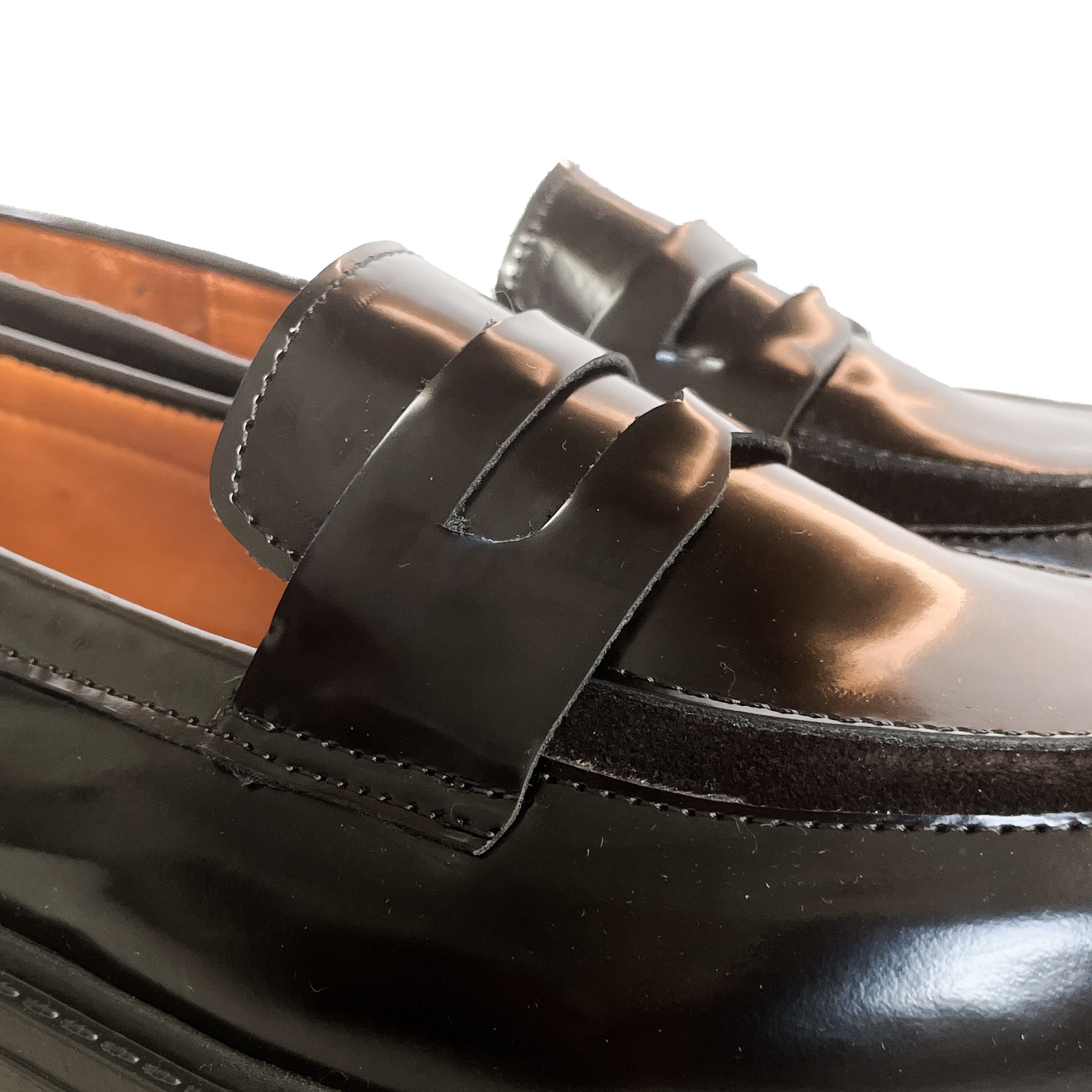 BONN-mocassini-vista-traversina-vicino-abrasivato-camoscio-nero