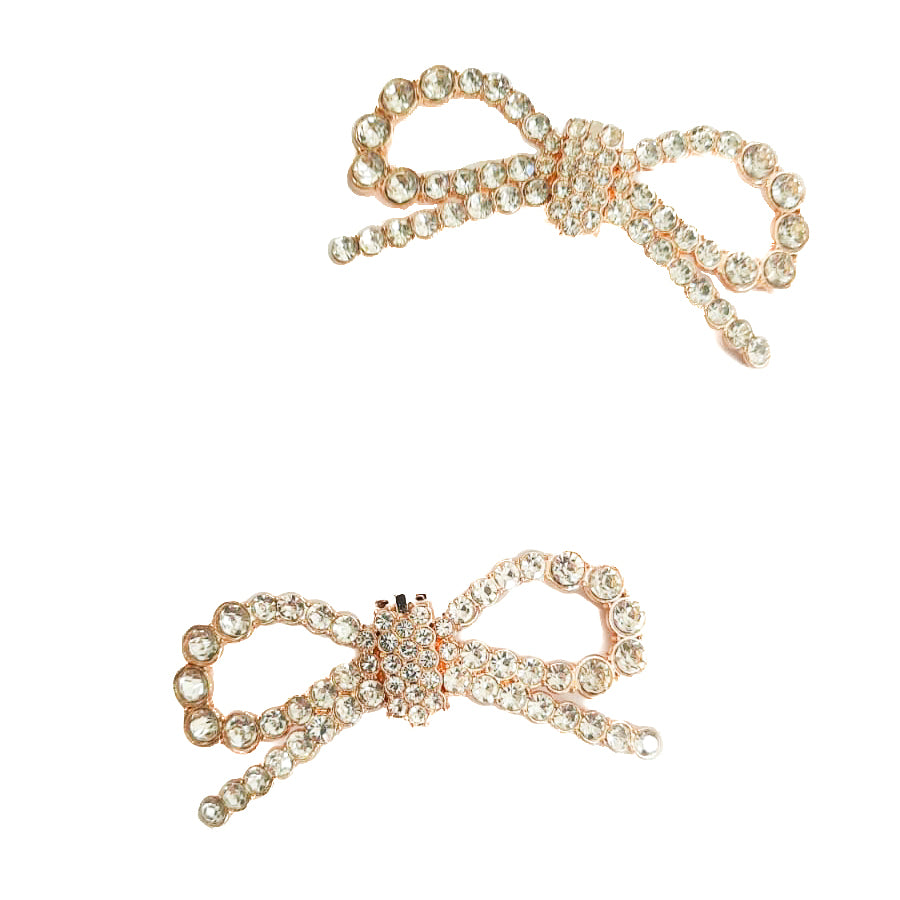 BOW-STRASS-accessori-fiocco-vista-frontale-paio-metallo-oro-strass-cry
