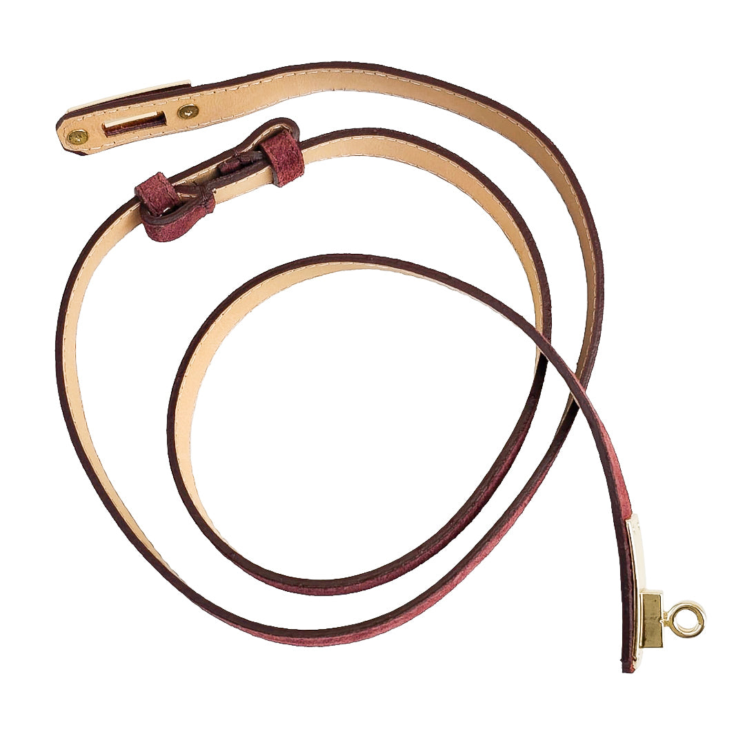 Cassandra Belt Camoscio Bordeaux