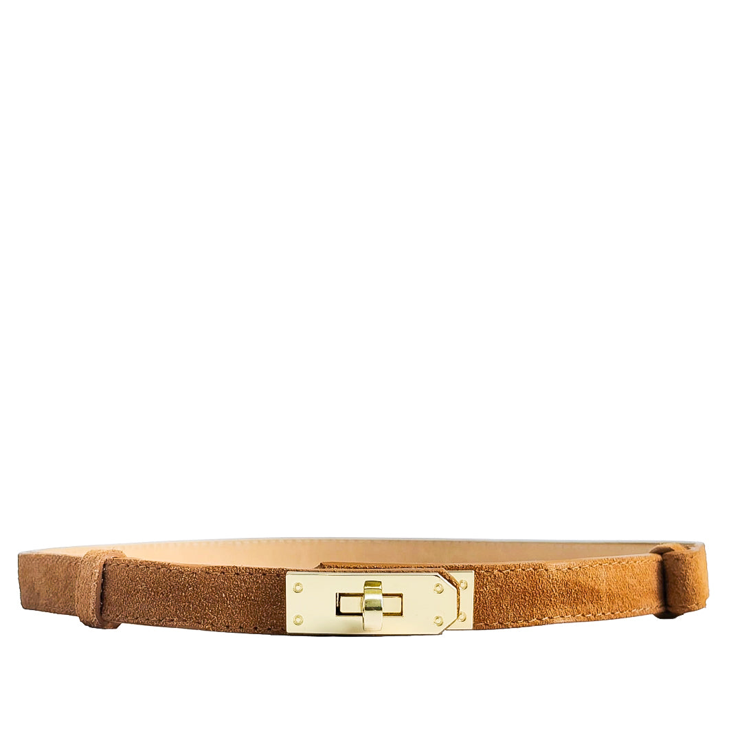 Cassandra Belt Camoscio Cognac