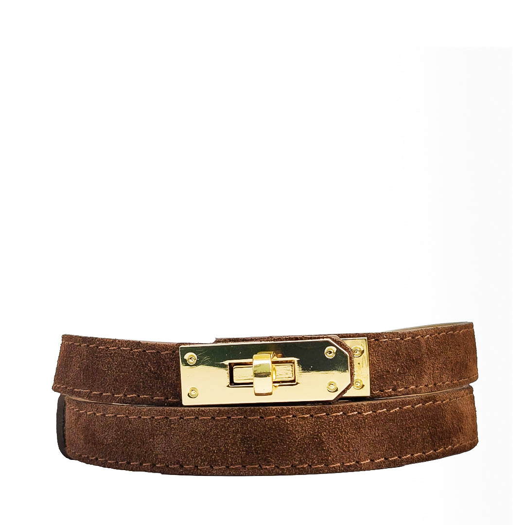 Cassandra Belt Camoscio Marrone