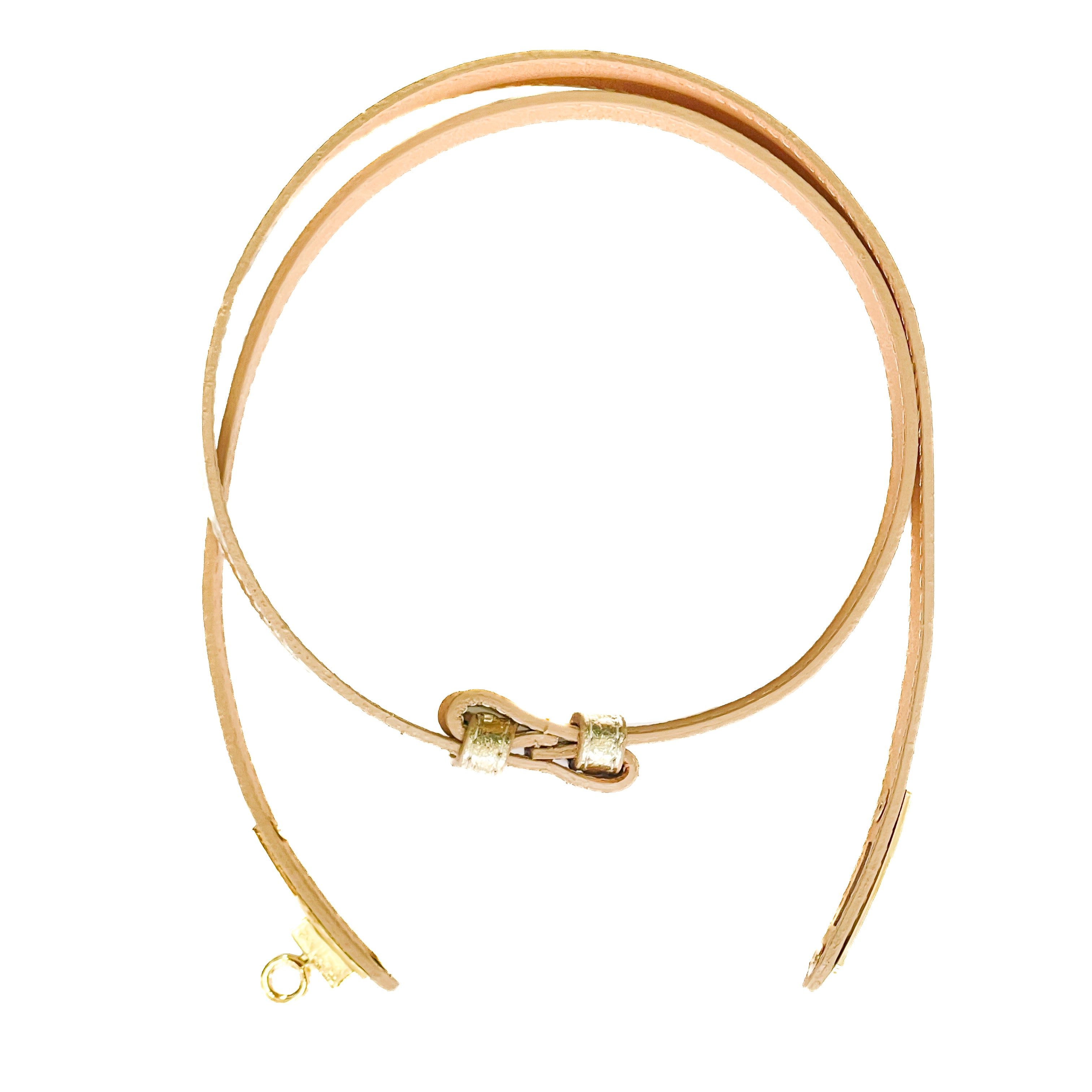 Cassandra-belt-laminato-platino-regolabile-pelle-vista-allungata