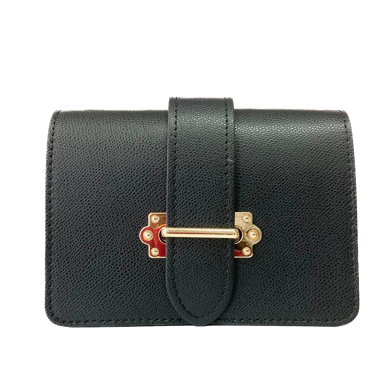 CREMONA-BAG-borsa-pochette-marsupio-vista-frontale-vitello-nero