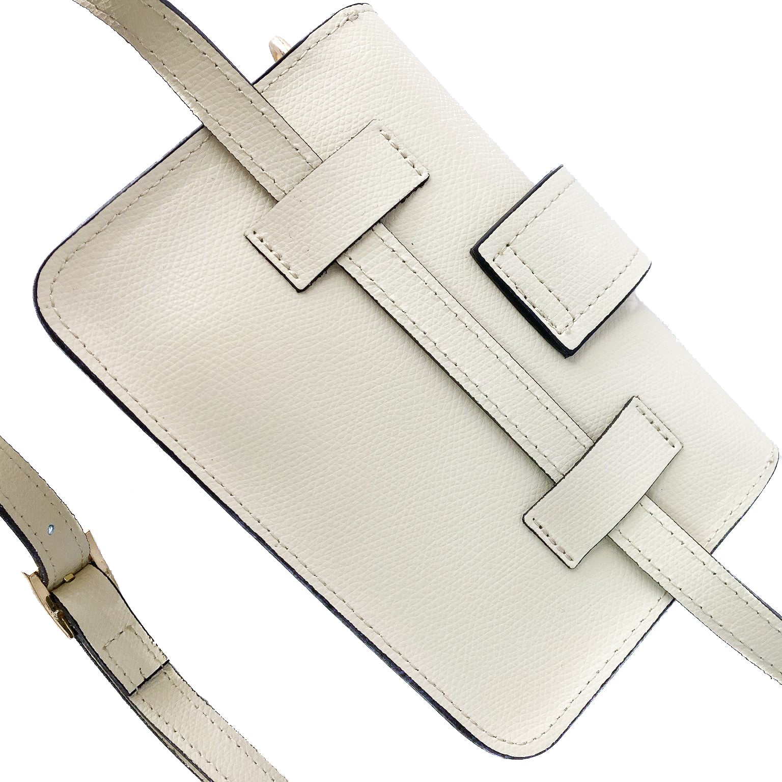 CREMONA-BAG-borsa-pochette-marsupio-vista-posteriore-passanti-vitello-panna