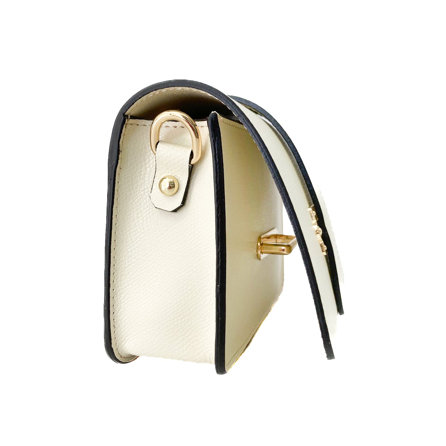 CREMONA-BAG-borsa-pochette-marsupio-vista-laterale-aperta-vitello-panna