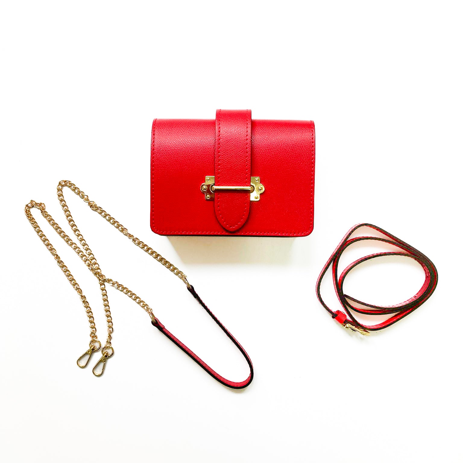 CREMONA-BAG-borsa-pochette-marsupio-vista-sopra-tracolla-cinta-vitello-rosso