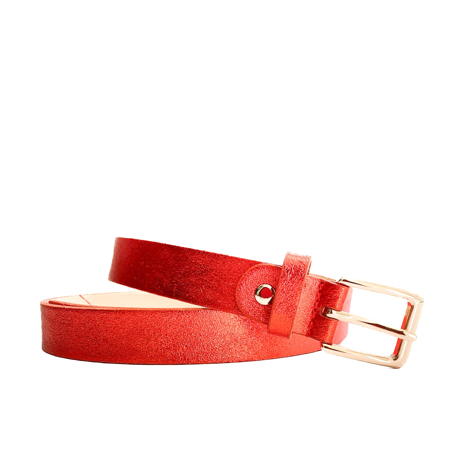 EMILIE-BELT-accessori-vista-frontale-vitello-laminato-arancione