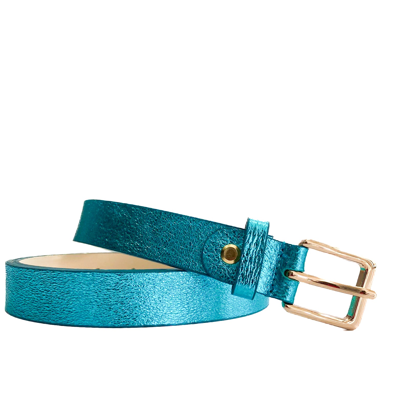 EMILIE-BELT-accessori-vista-frontale-aperta-vitello-laminato-celeste