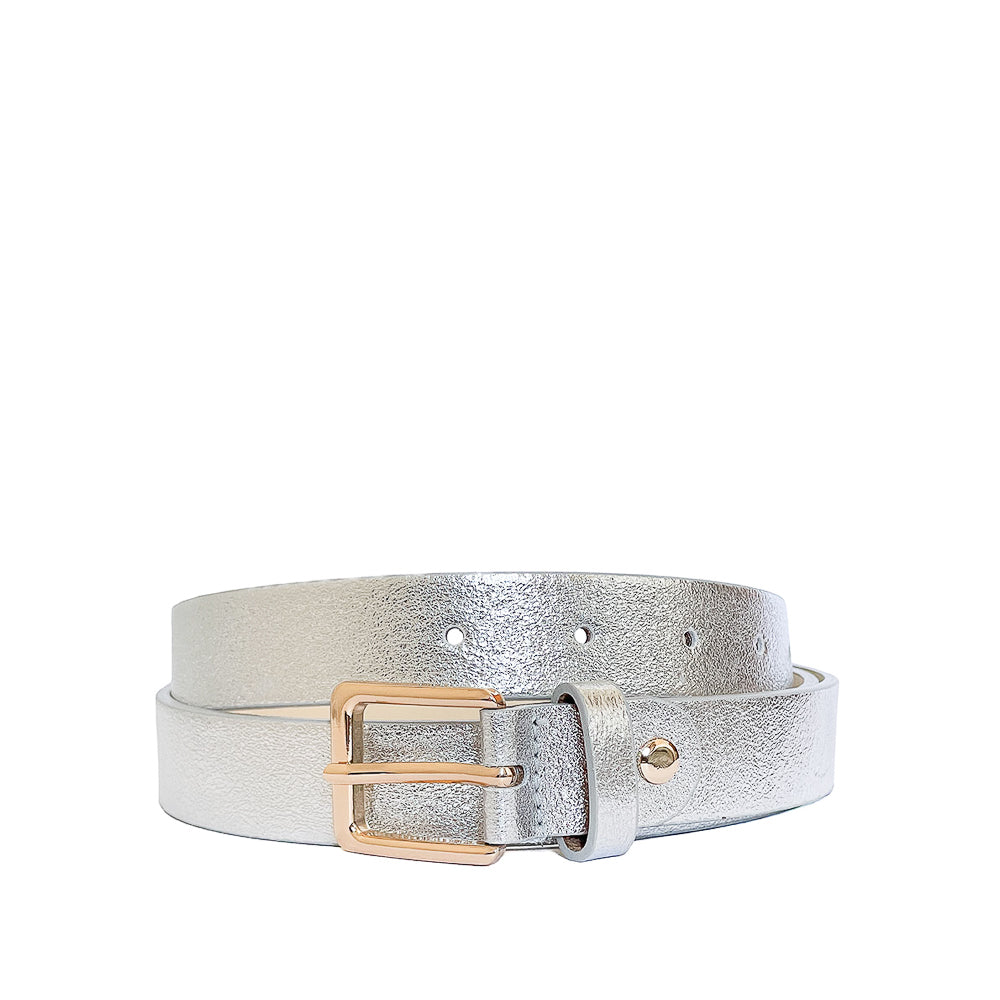 EMILIE-BELT-accessori-vista-frontale-vitello-laminato-argento