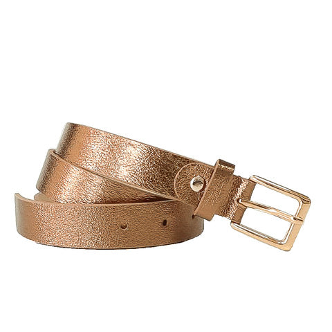 EMILIE-BELT-accessori-vista-frontale-vitello-laminato-rame
