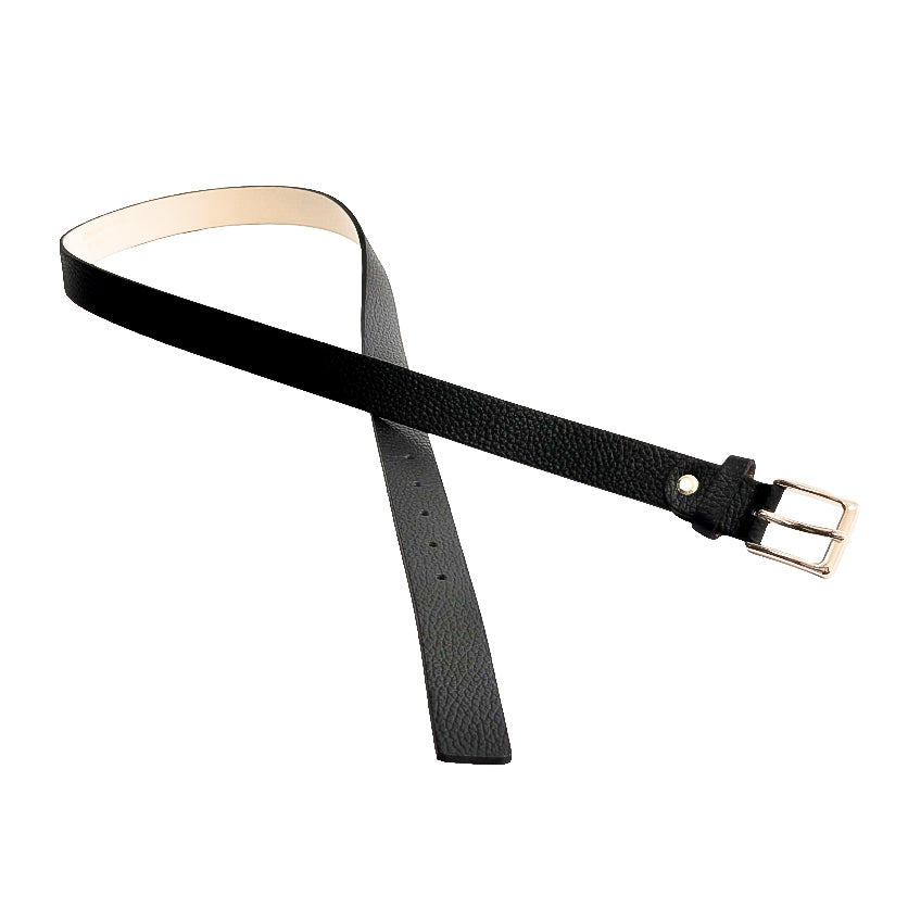 EMILIE-BELT-accessori-cinta-vista-frontale-incrociata-vitello-nero