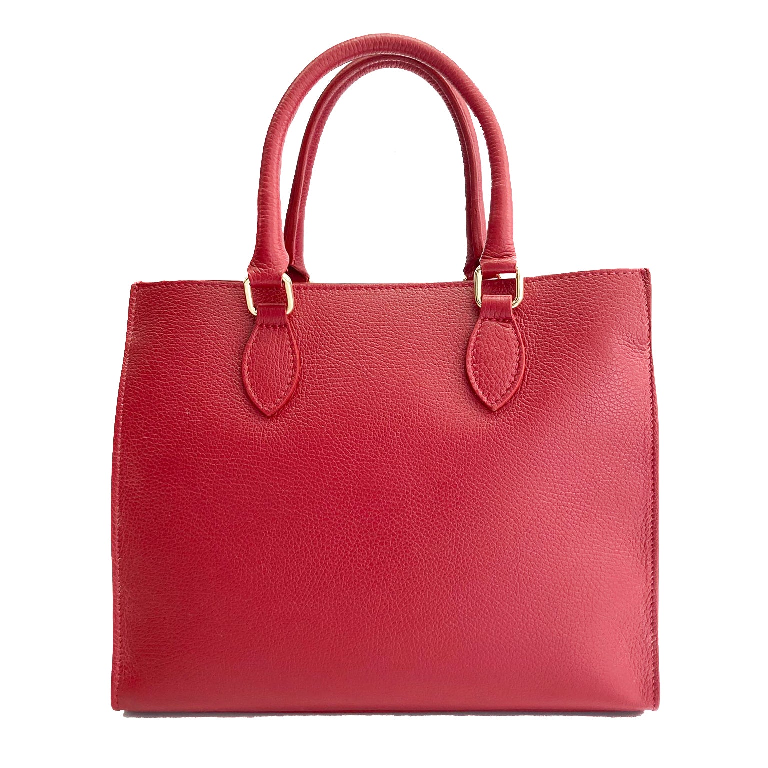 FRANCOFORTE-BAG-borse-vista-frontale-manici-vitello-rosso-scuro