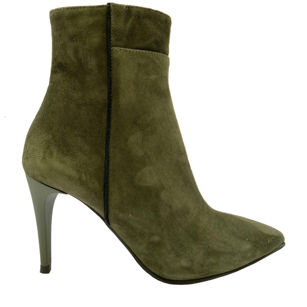 GRACIA-stivaletto-tronchetto-vista-laterale-camoscio-verde-militare