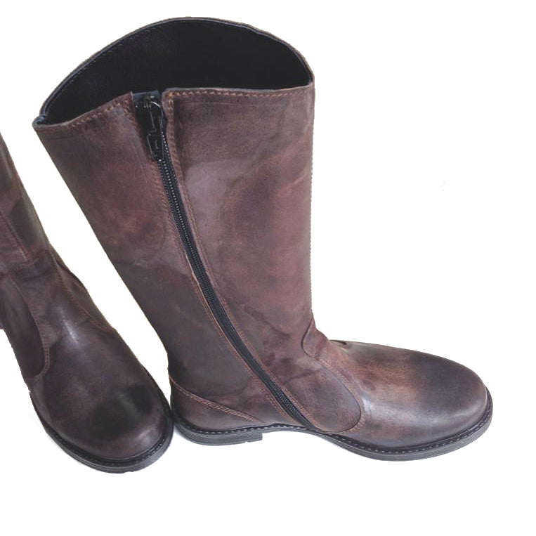 INOCENCIA-stivale-vista-laterale-cerniera-vitello-satampa-cerchi-testa-di-moro