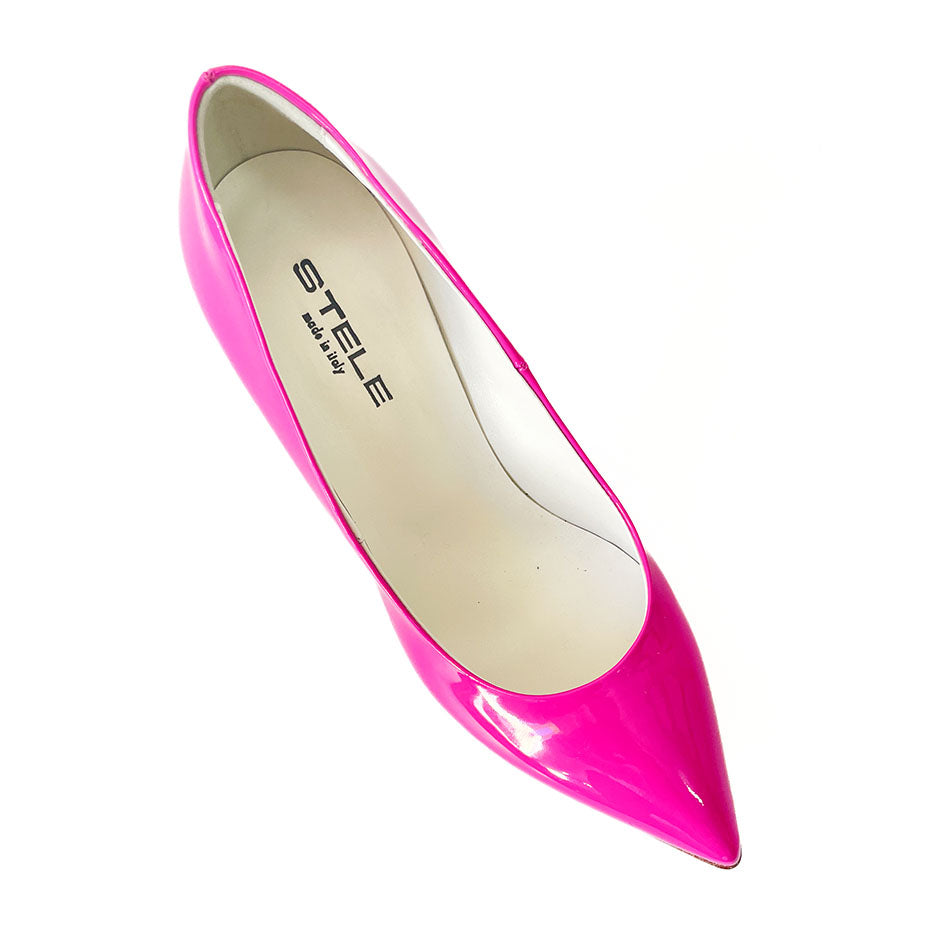  LETY-decollete-vista-punta-sopra-vernice-fucsia