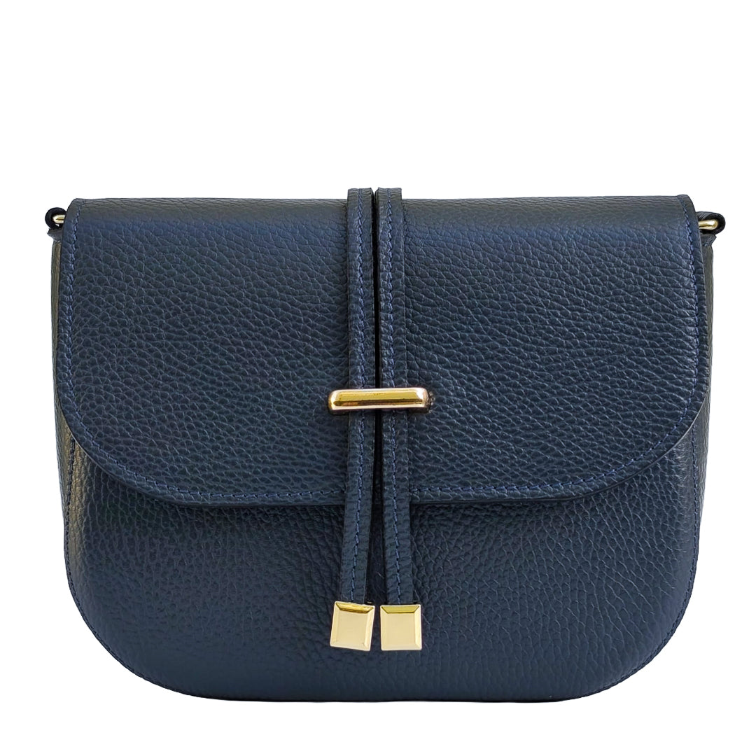 Livia Bag Vitello Blu Navy