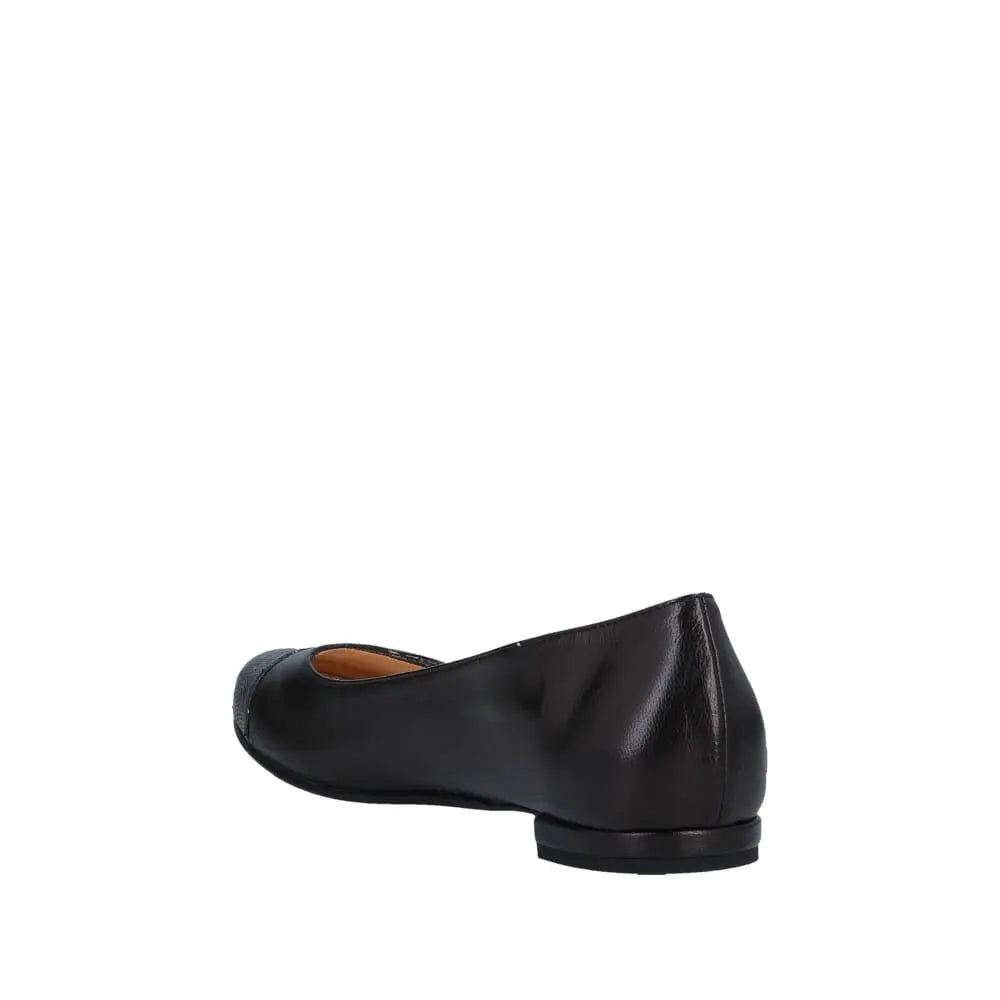 MAMADRAGUE-ballerina-vista-tallone-nappa-rettile-nero
