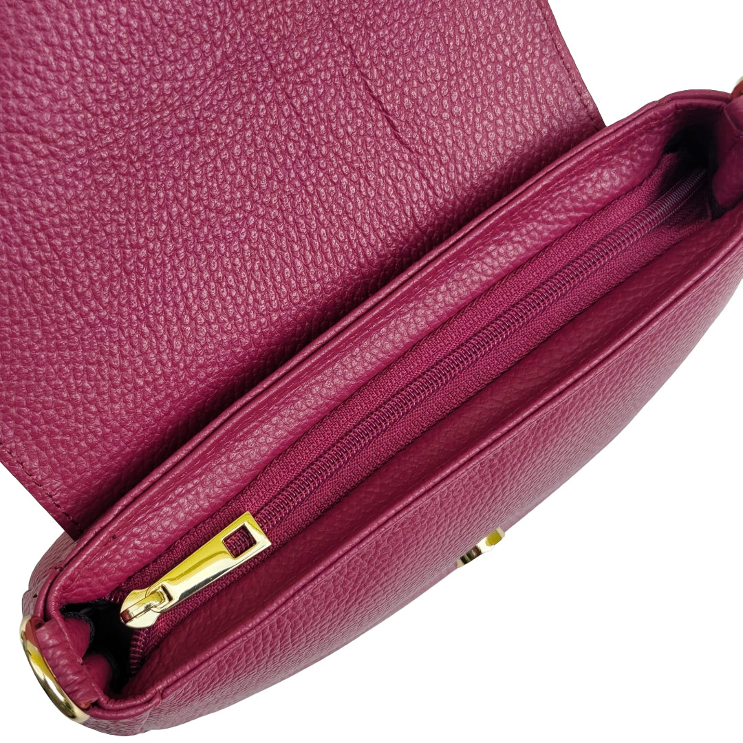 Nora Bag Vitello Amaranto