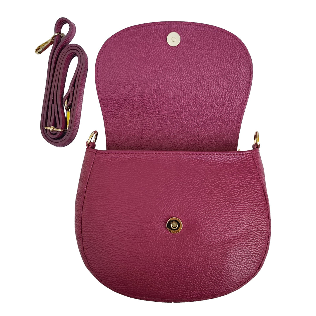 Nora Bag Vitello Amaranto