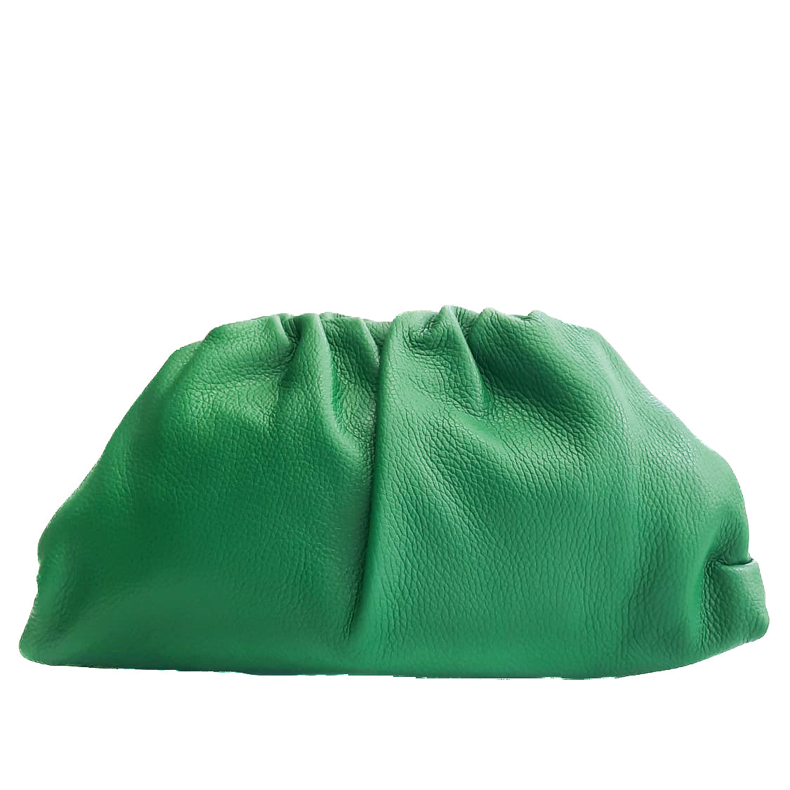 NUVOLA-M-BAG-borsa-clutch-vista-frontale-vitello-verde