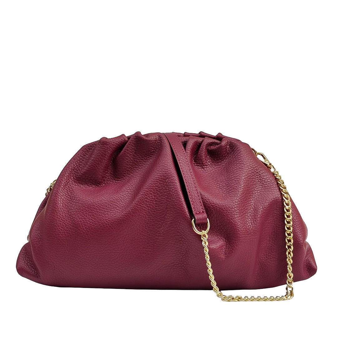 Nuvola M Bag Vitello Bordeaux