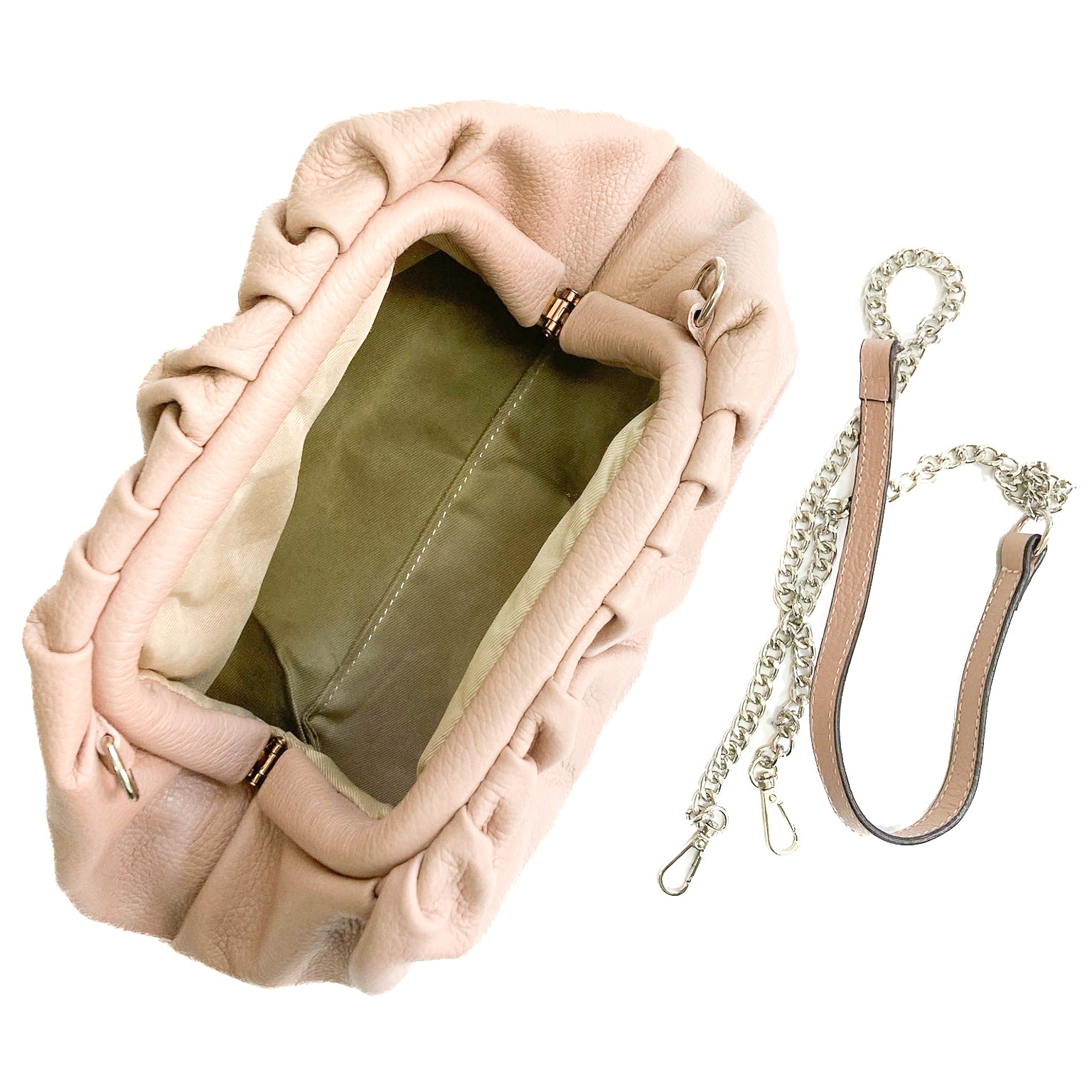 NUVOLA-M-BAG-borsa-clutch-vista-sopra-aperta-vitello-nudo