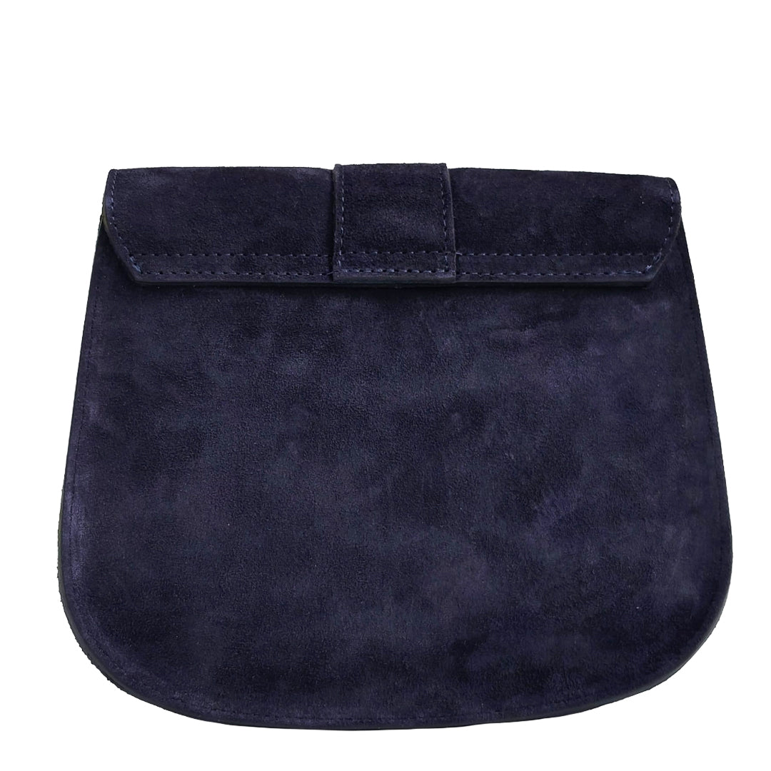 Ofelia Bag Camoscio Blu Navy