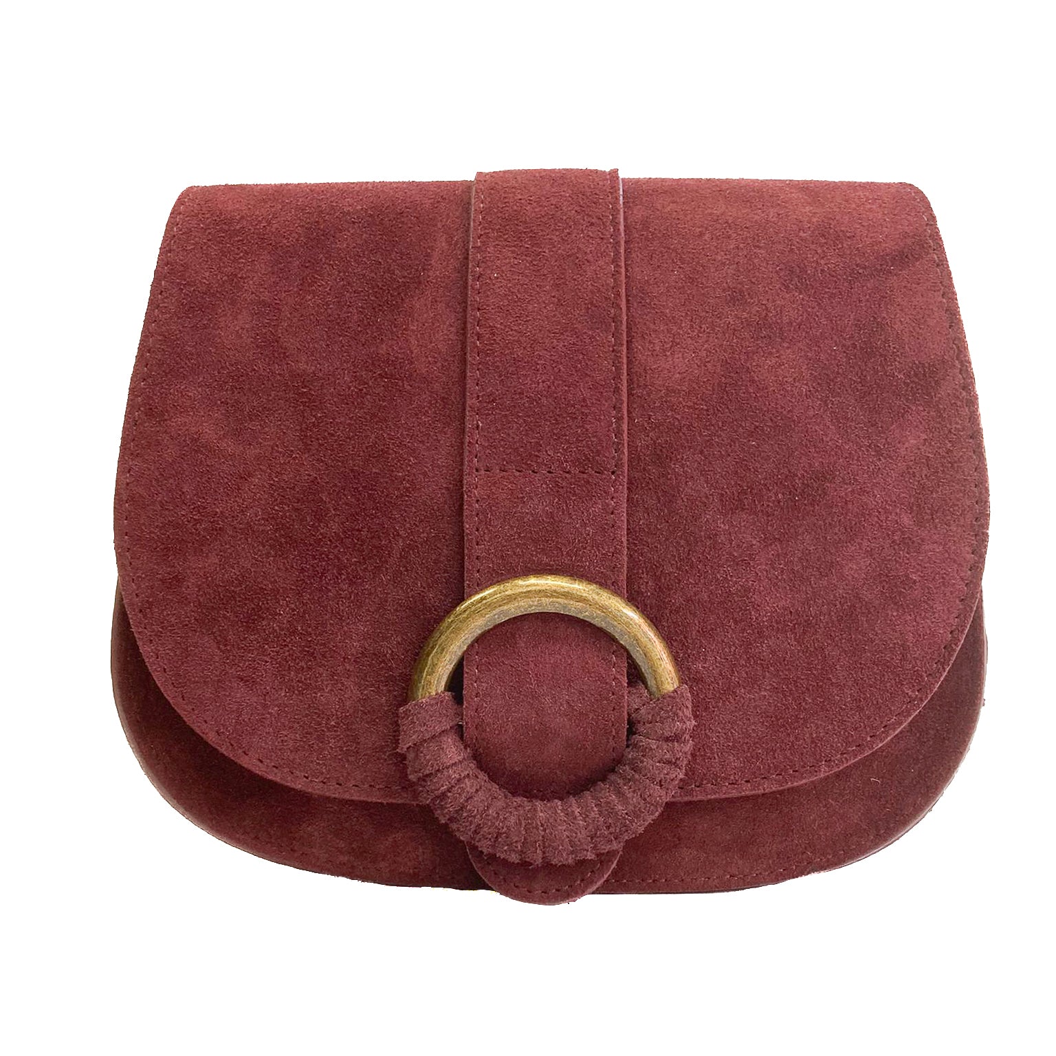 OFELIA-BAG-accessori-borsa-vista-frontale-camoscio-bordeaux