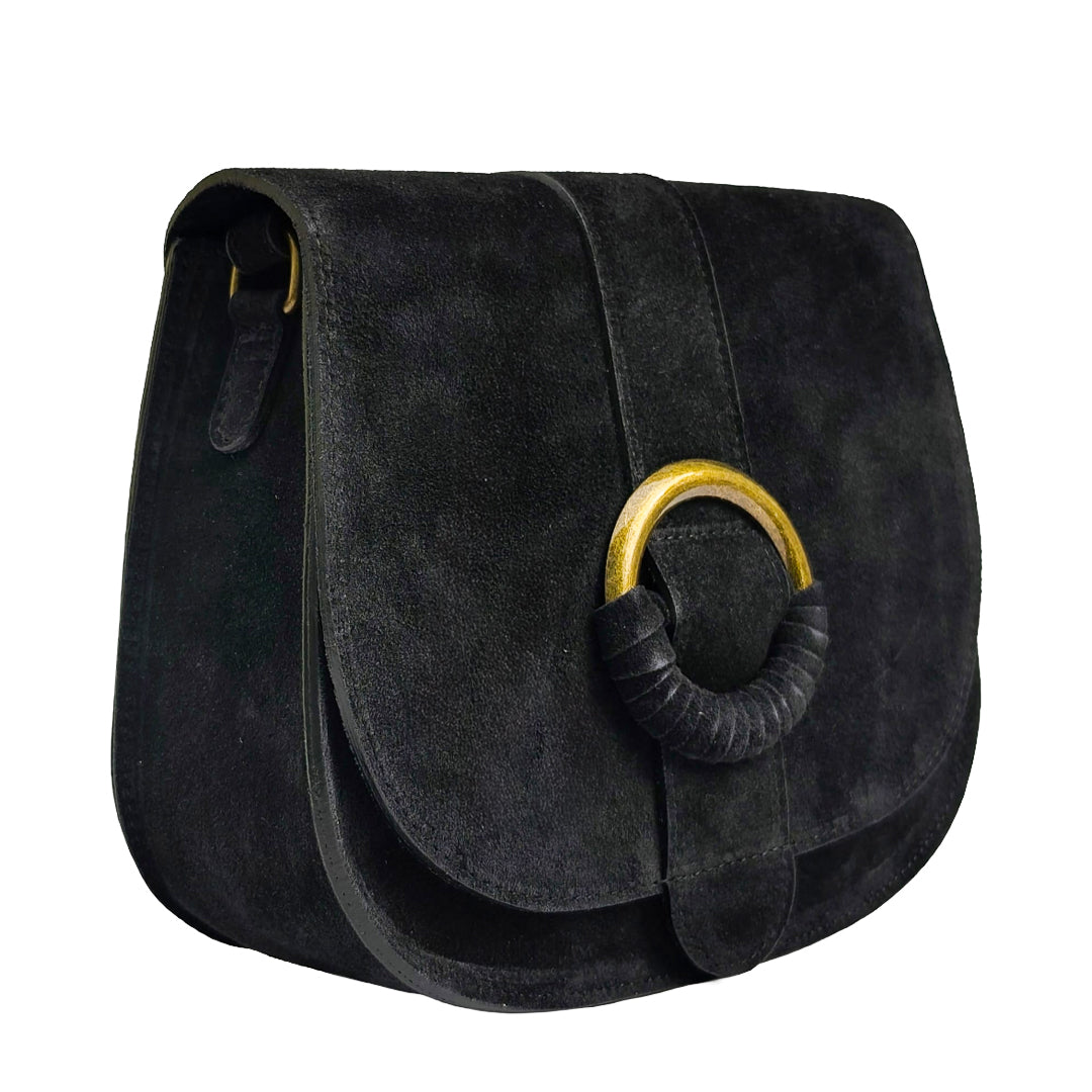 Ofelia Bag Camoscio Nero