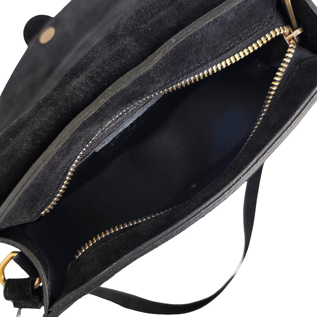 Ofelia Bag Camoscio Nero