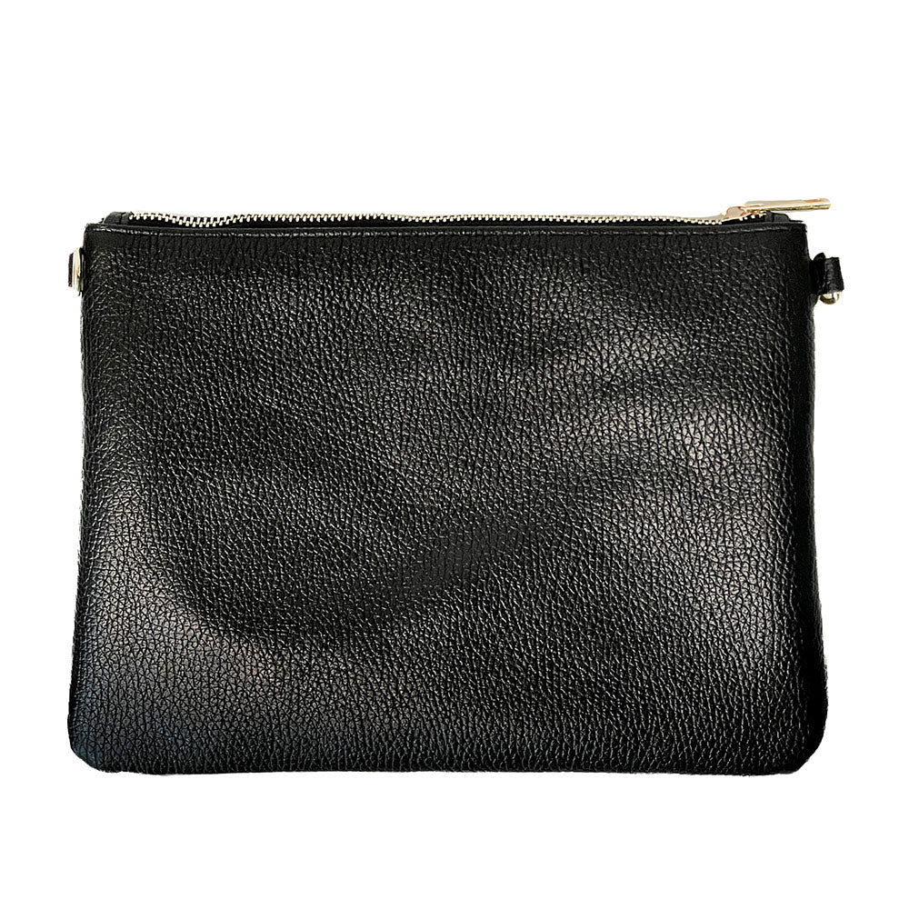OLIVIA-BAG-borse-pochette-vista frontale-vitello-nero