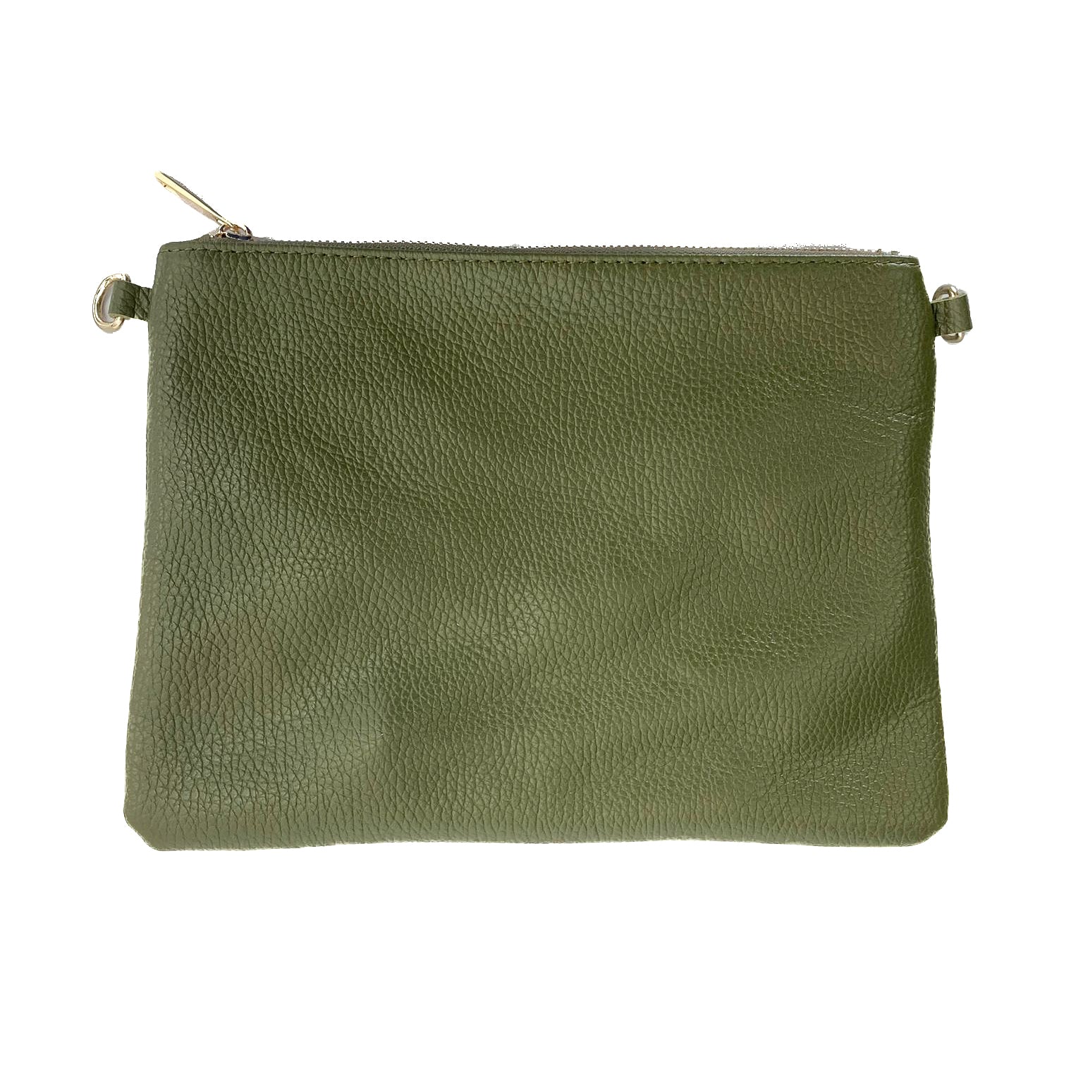 OLIVIA-BAG-borse-pochette-vista-frontale-vitello-verde-militare