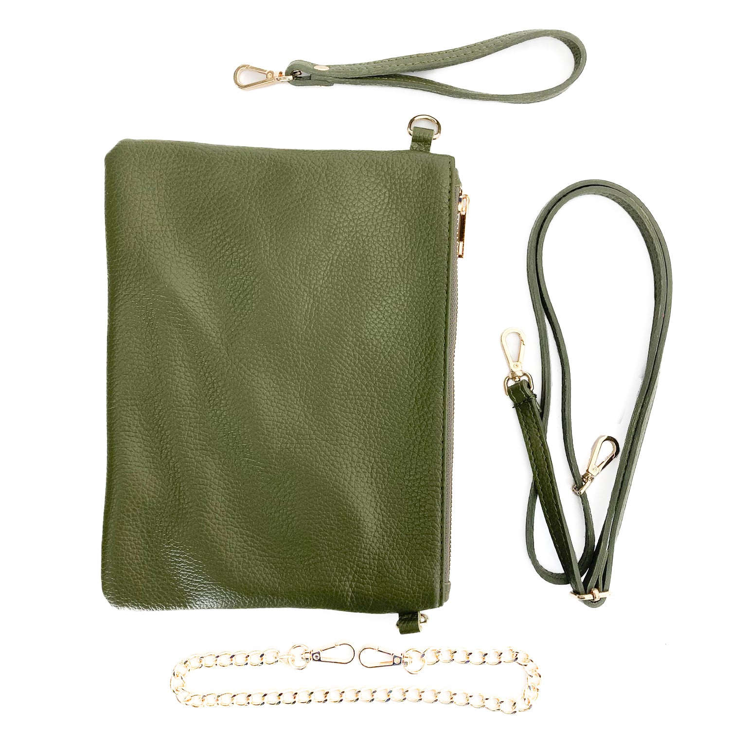 OLIVIA-BAG-borse-pochette-vista-accessori-traccole-vitello-verde-militare