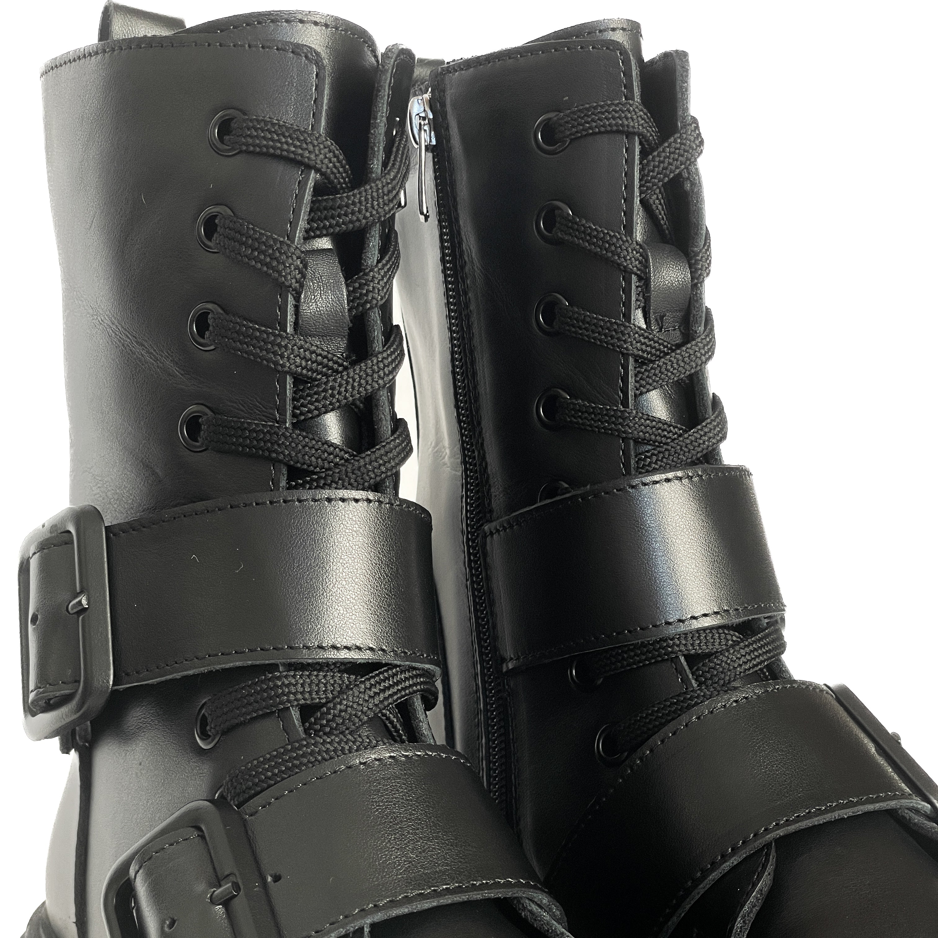 ROTTERDAM-anfibio-vista-dettaglio-fibbie-paio-vitello-nero