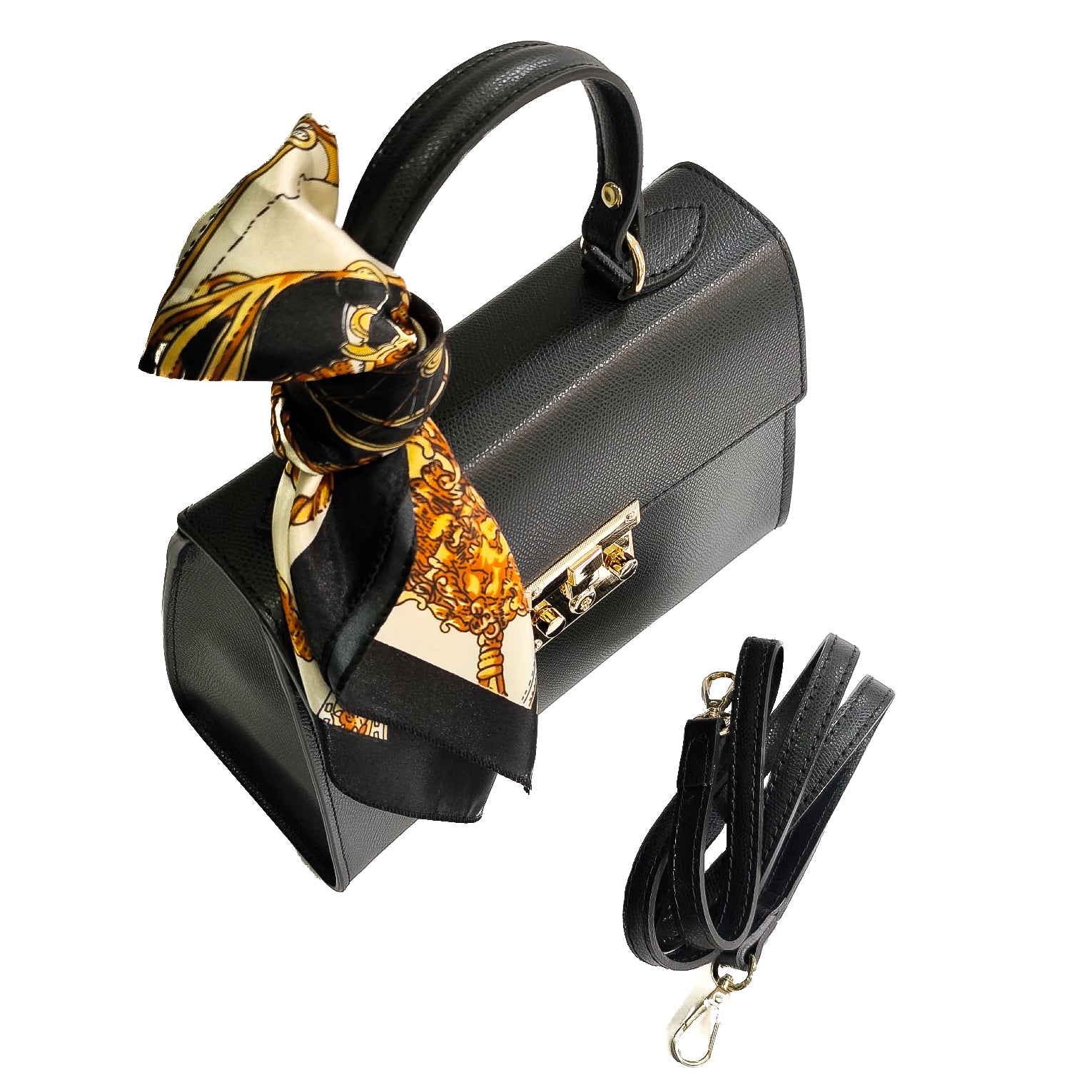 SANTA-FE-BAG-borse-vista-sopra-con-tracolla-vitello-nero