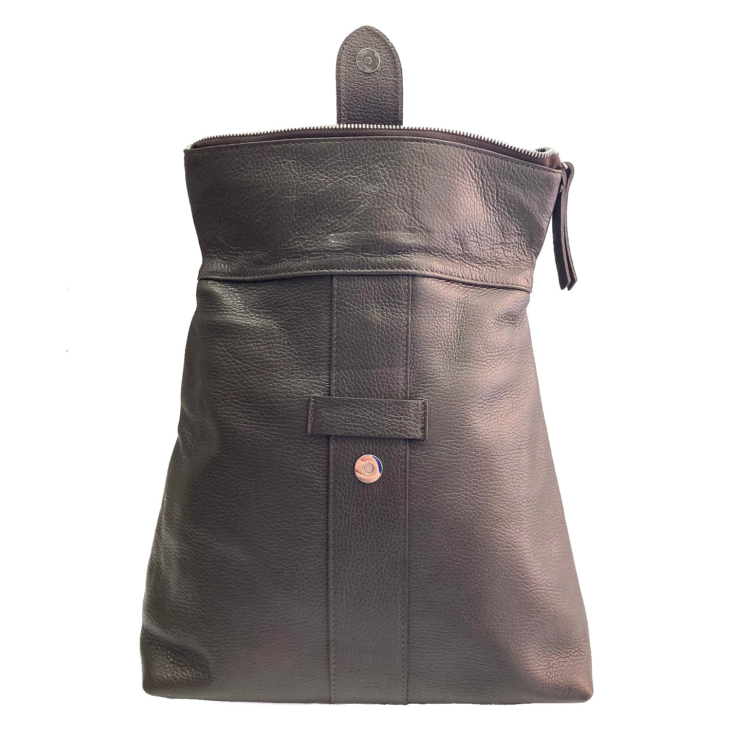 STOCCARDA-BAG-borse-zaino-vista-frontale-aperto-vitello-testa-di-moro