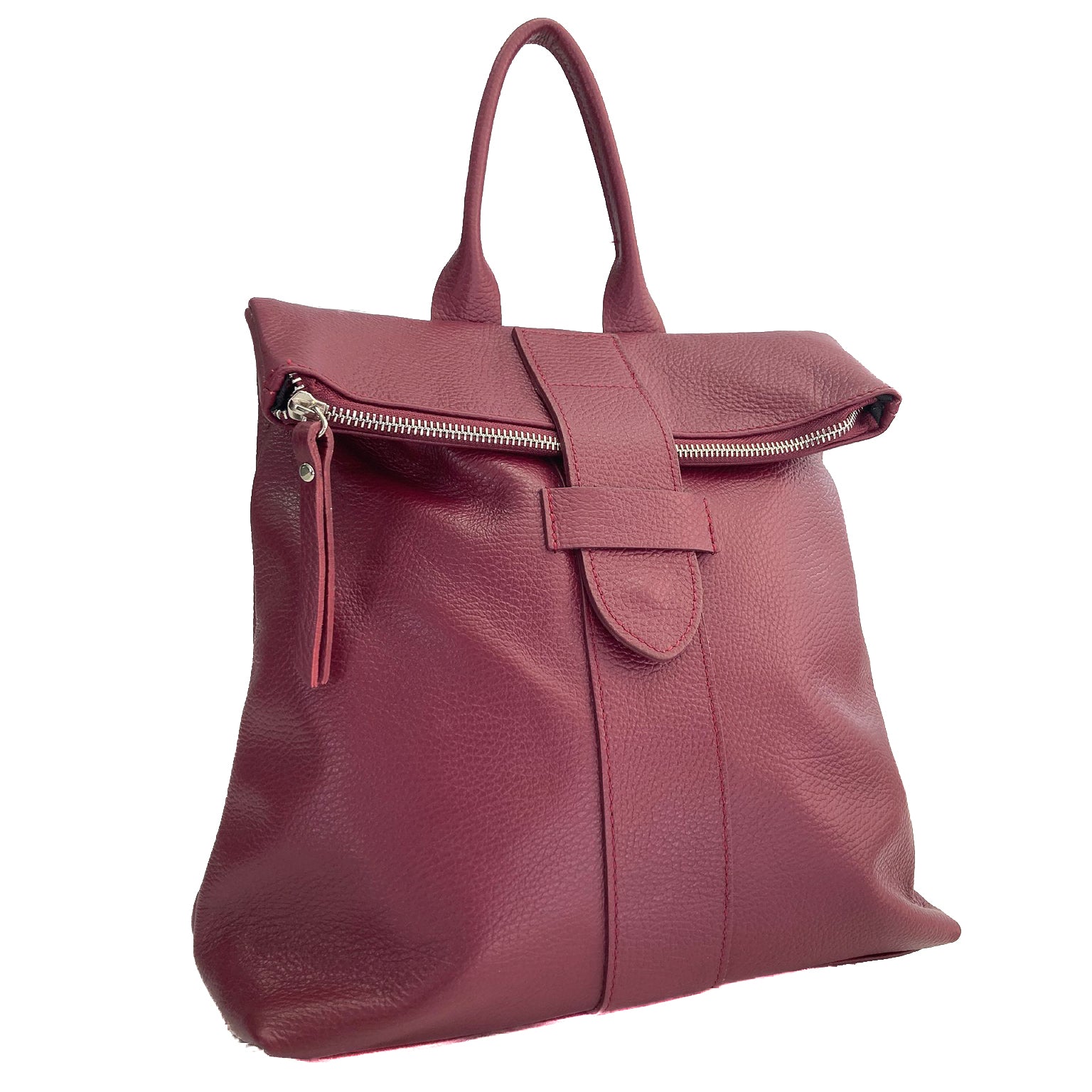STOCCARDA-BAG-borse-zaino-vista-laterale-vitello-bordeaux