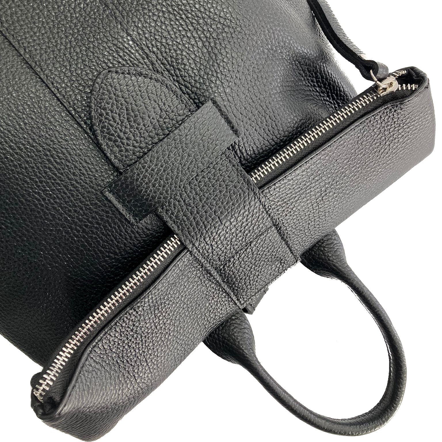 STOCCARDA-BAG-borse-zaino-vista-lunga-vicino-vitello-nero