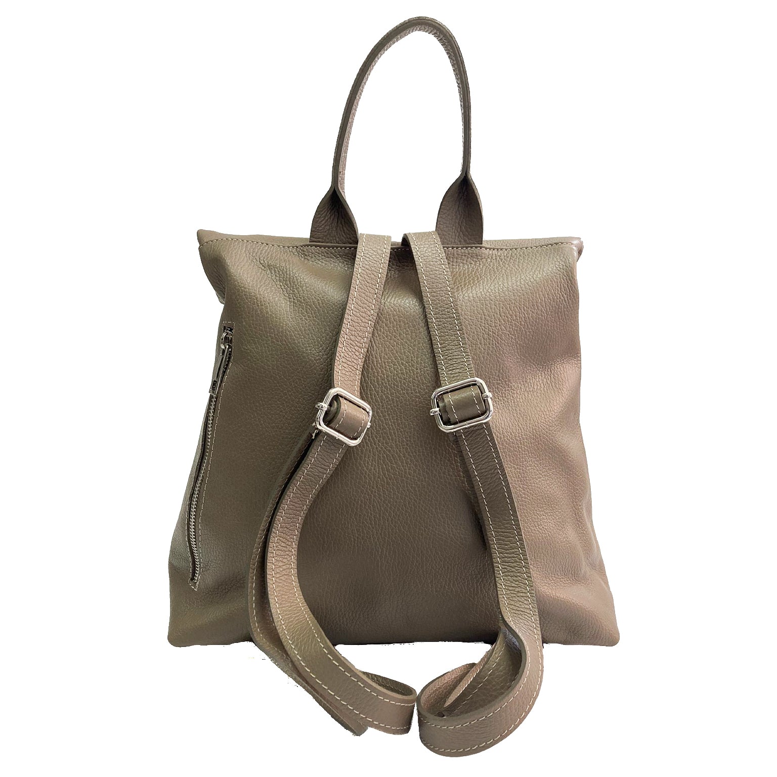 STOCCARDA-BAG- borsa-zaino-vista-posteriore-tracolle-vitello-taupe