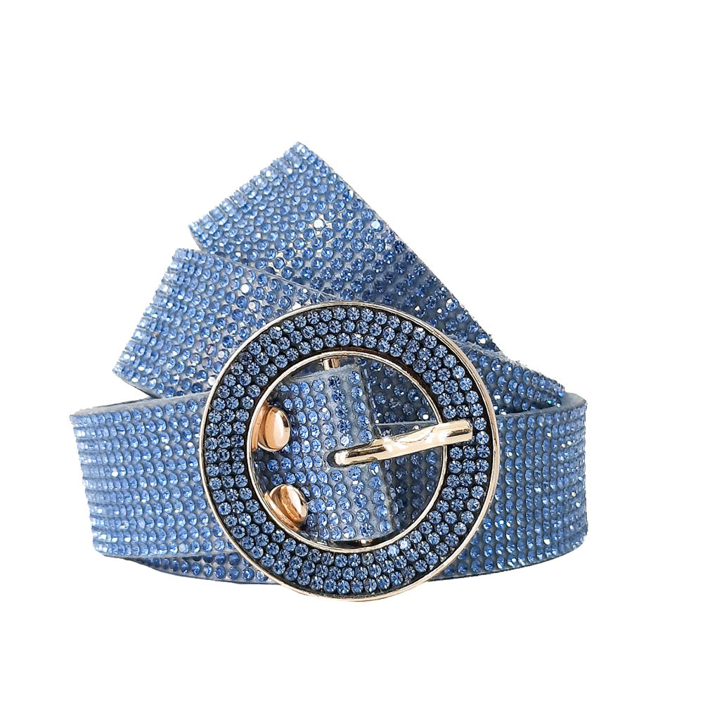 STRASS-BELT-accessori-cinta-vista-frontale-tessuto-strass-celeste
