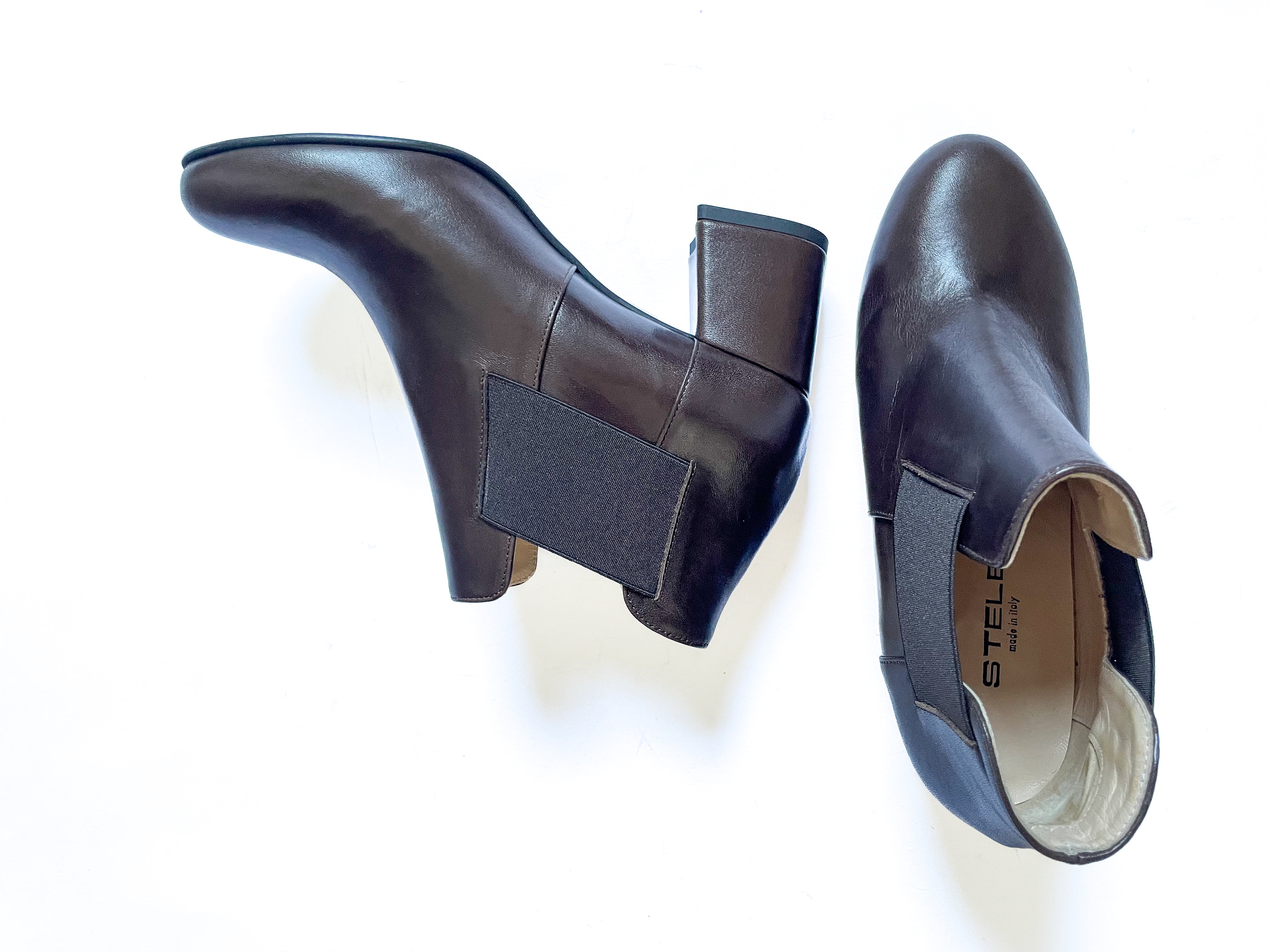 THEA-stivaletto-tronchetto-vista-punta-e-laterale-sopra-vitello-testa-di-moro